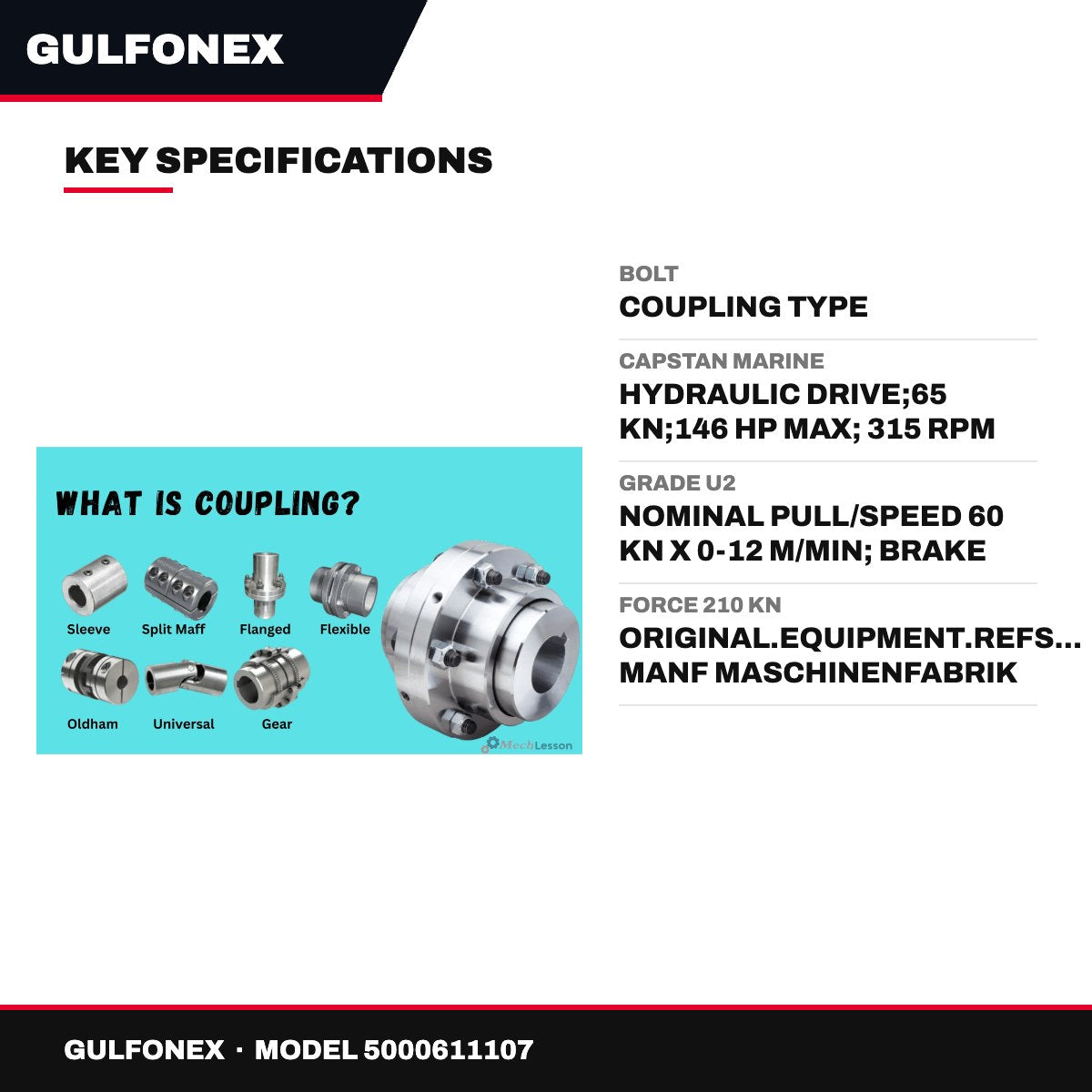 Bolt – Coupling Type