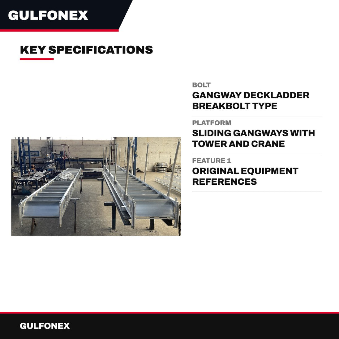 Bolt – Gangway Deckladder Breakbolt Type