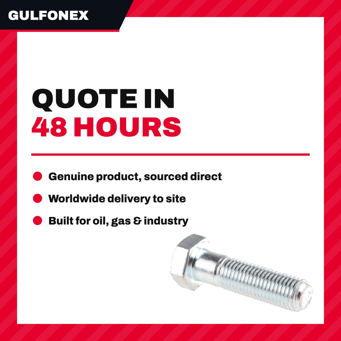 Bolt – M16 X 60, Hexagon Head