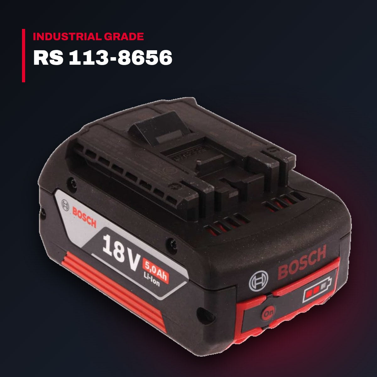 Bosch 1600A002U5 – 1600A002U5 5Ah 18V Rechargeable Power Tool Battery