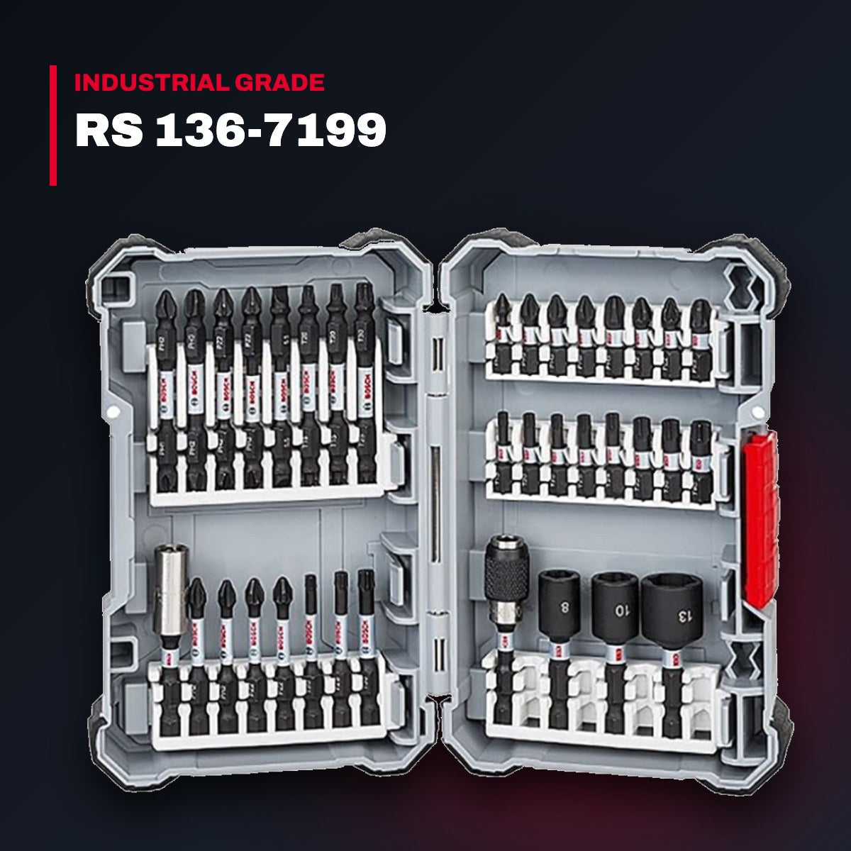 Bosch 2608522365 – Impact Bit Set 36 Pieces – Phillips, Pozidriv