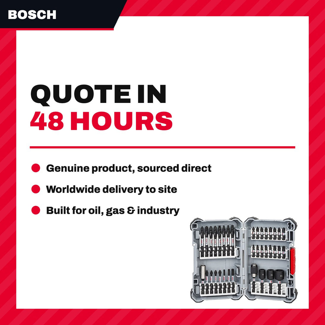 Bosch 2608522365 – Impact Bit Set 36 Pieces – Phillips, Pozidriv
