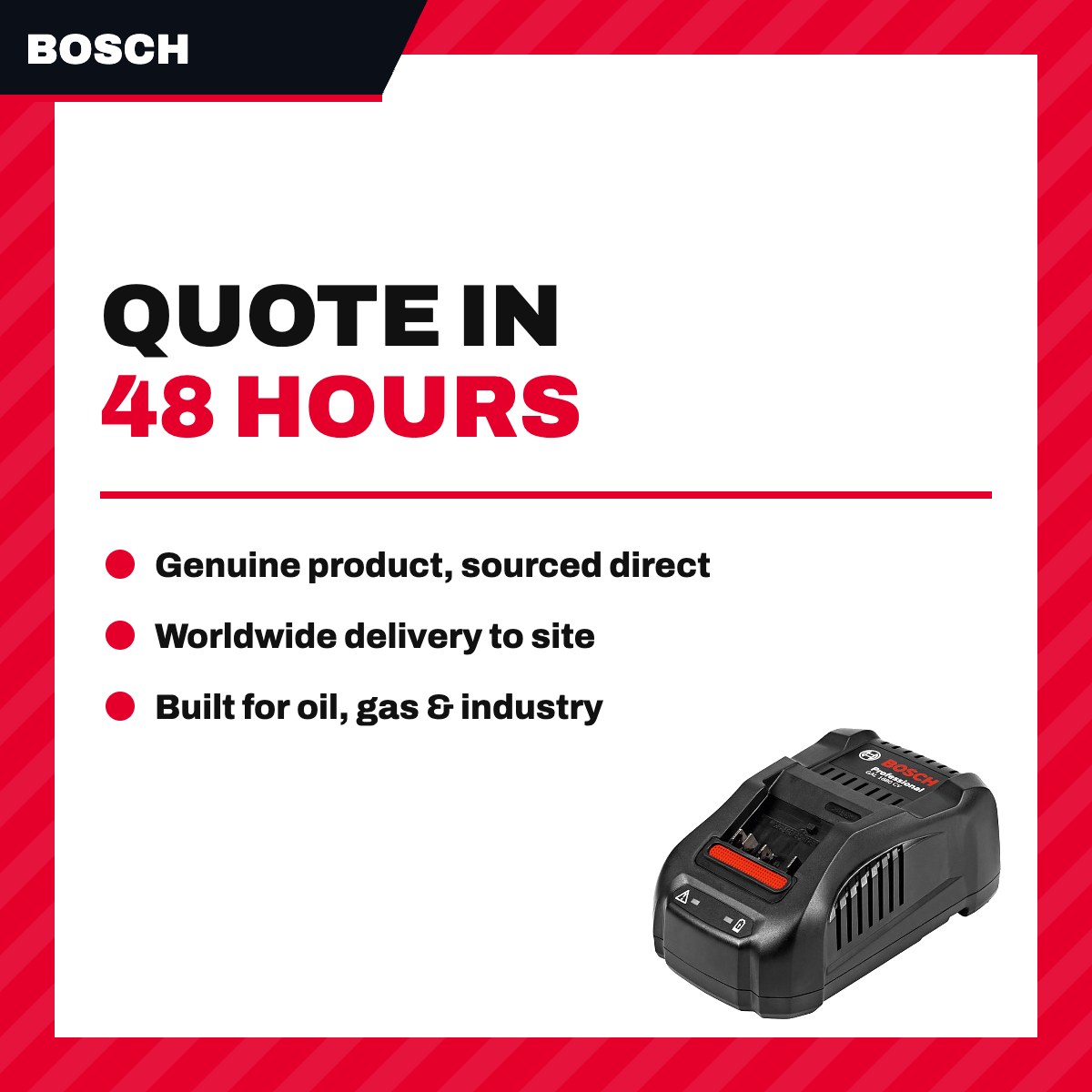 Bosch GAL 1880 CV – 14.4V/18V Li-ion Quick Battery Charger