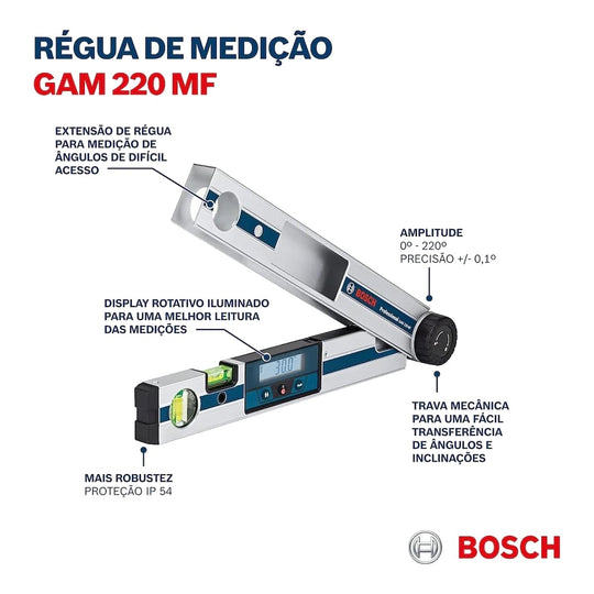Bosch GAM 220 MF – Professional Digital Angle Measurer