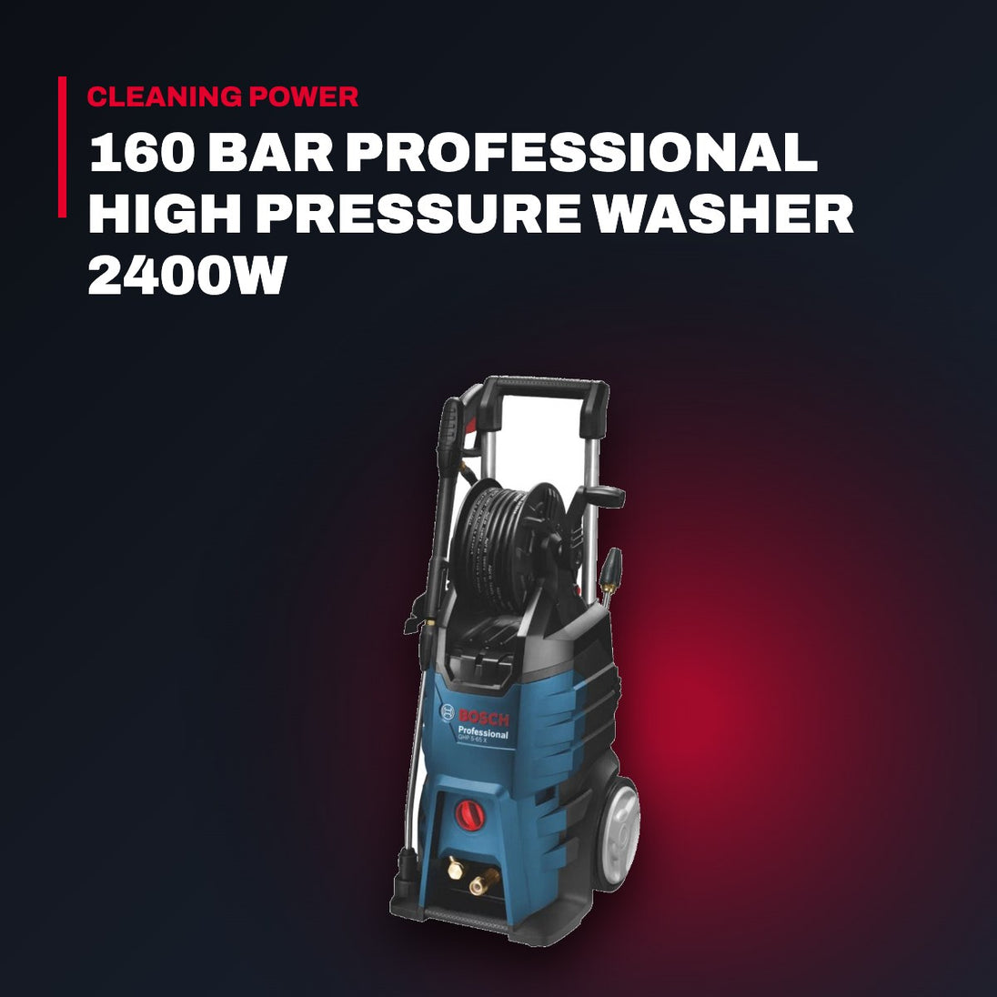 Bosch GHP 5-65X – 160 Bar Professional High Pressure Washer 2400W
