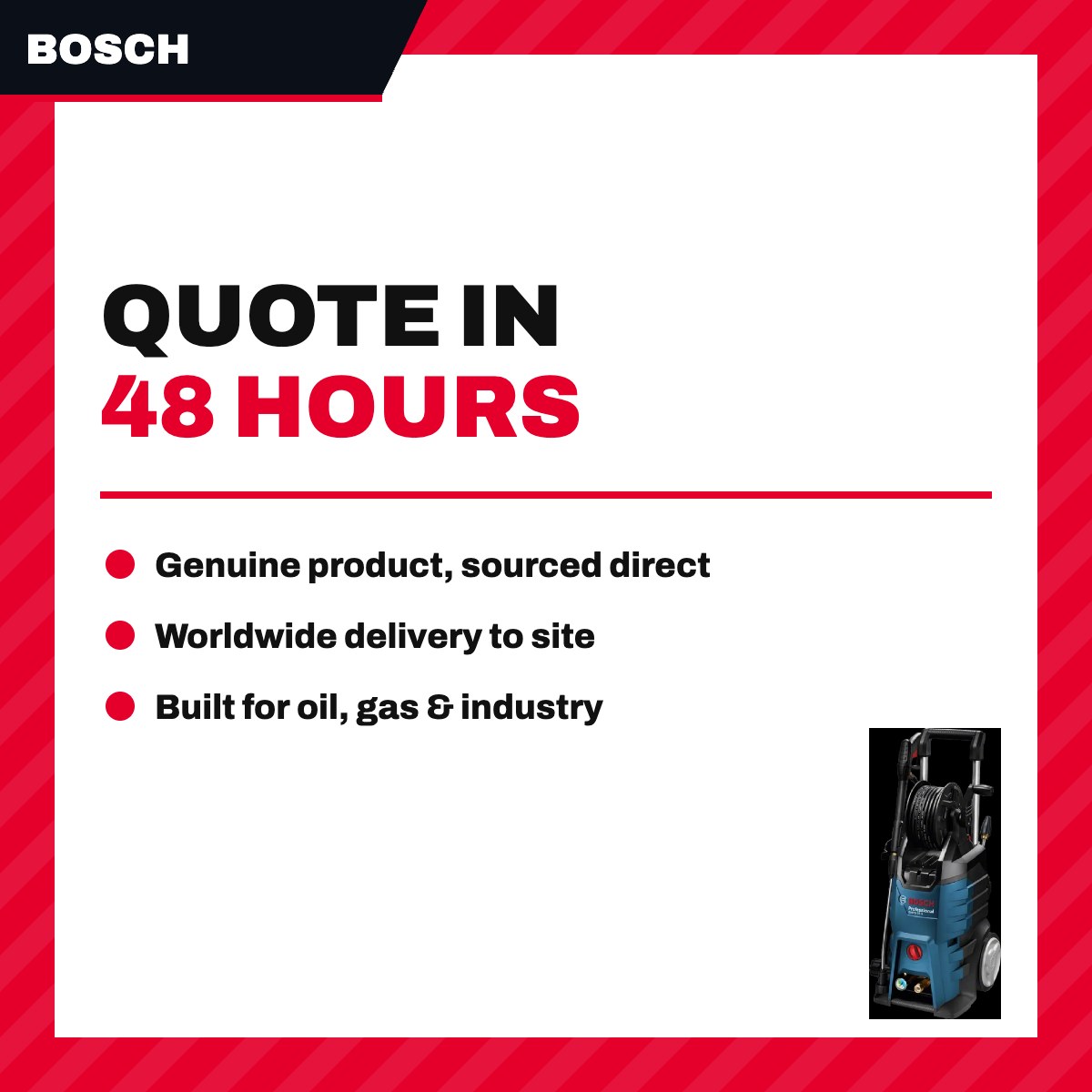 Bosch GHP 5-75 – Power Pressure Washer With 2600 Watts Power