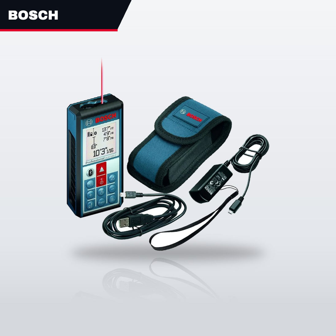 Bosch GLM 100 C – Professional Laser Rangefinder