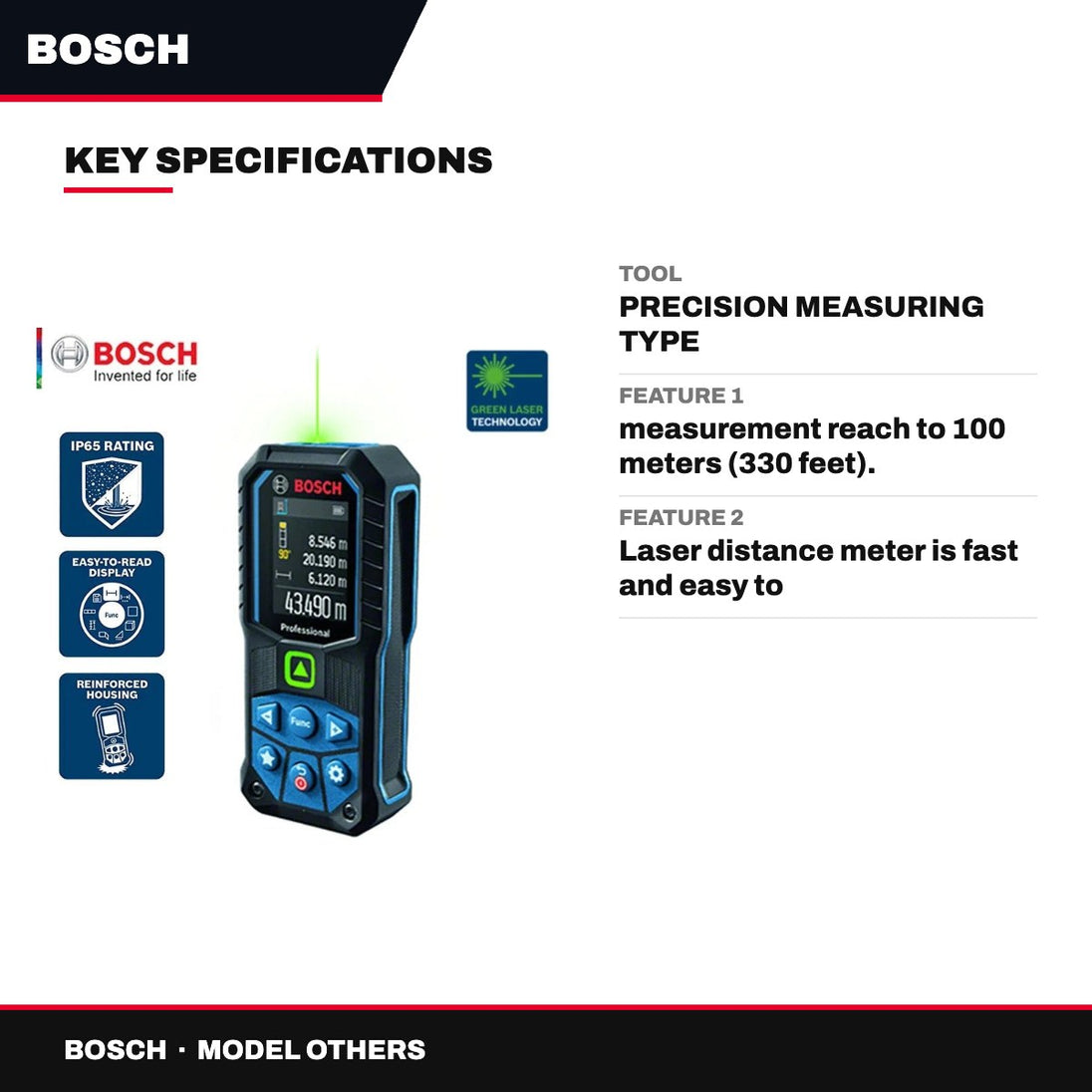 Bosch OTHERS – Laser Distance Meter
