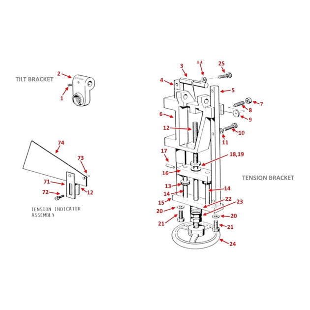 Bracket – Blade Tension Type
