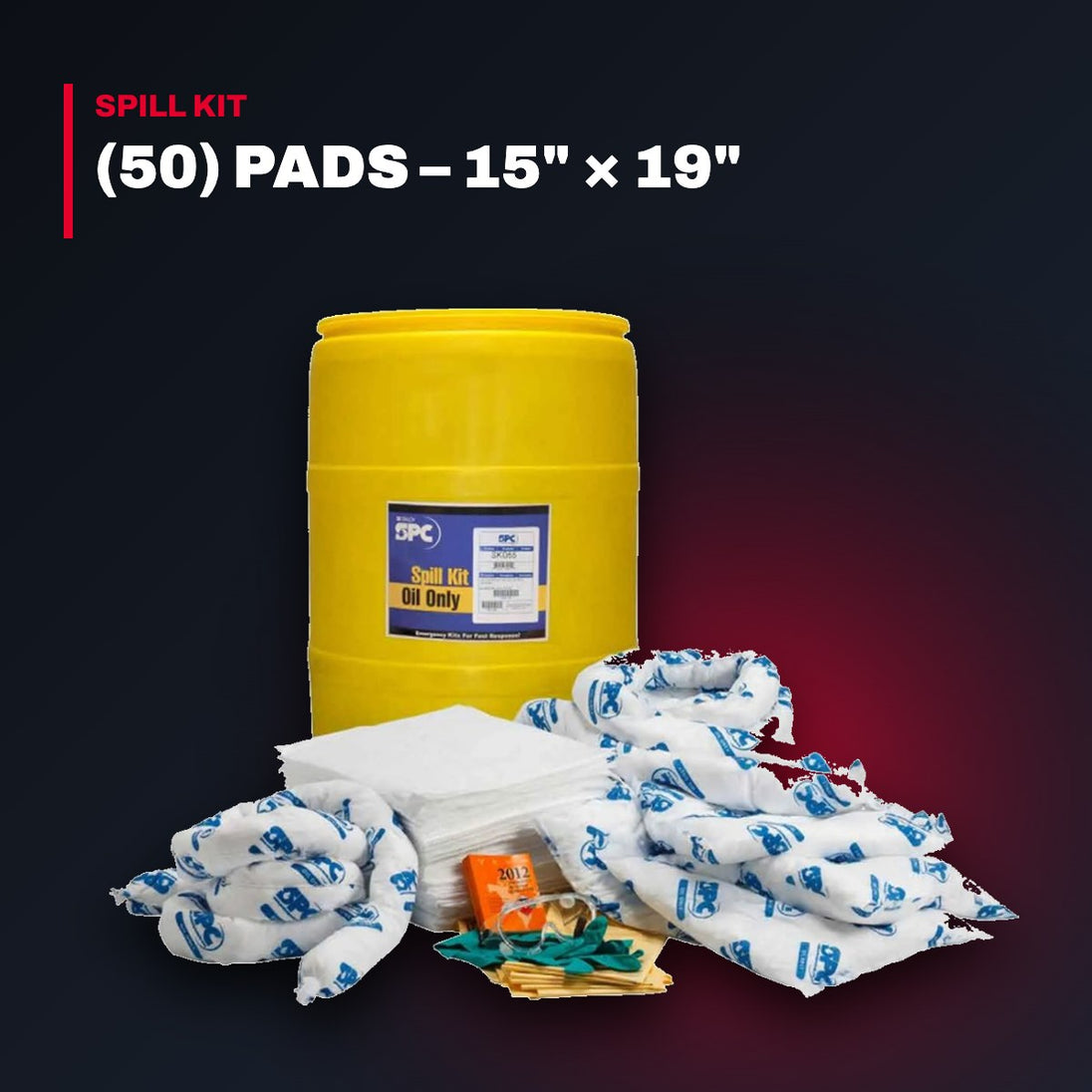 Brady SKO-55 – Oil Only Spill Kit 55 Gal