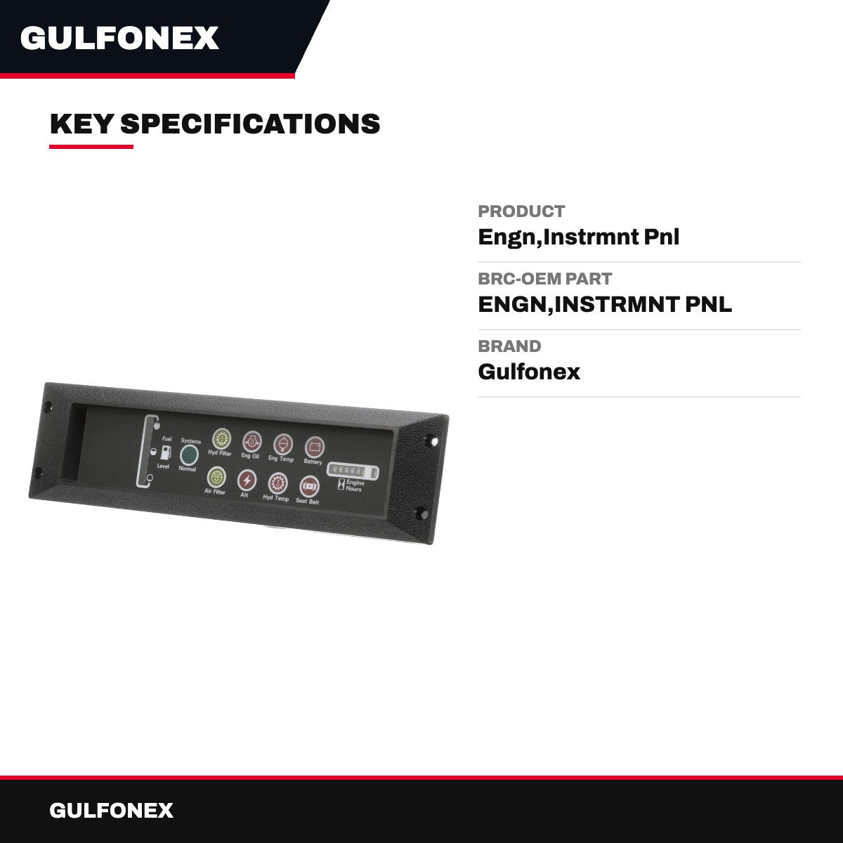 Brc-Oem Part – Engn,Instrmnt Pnl