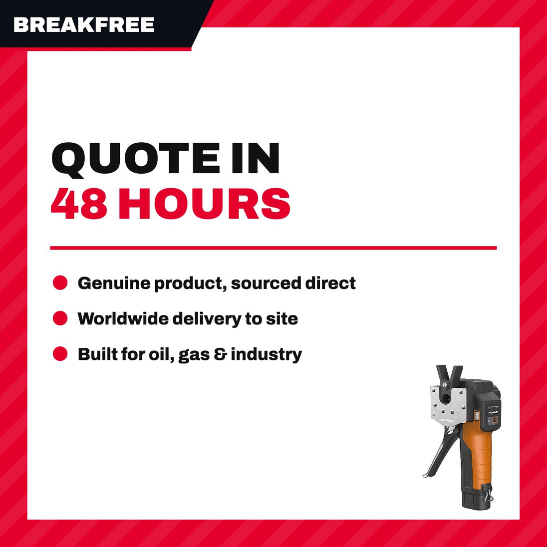 BreakFree NEF6LM – Cordless Power Flaring Tool