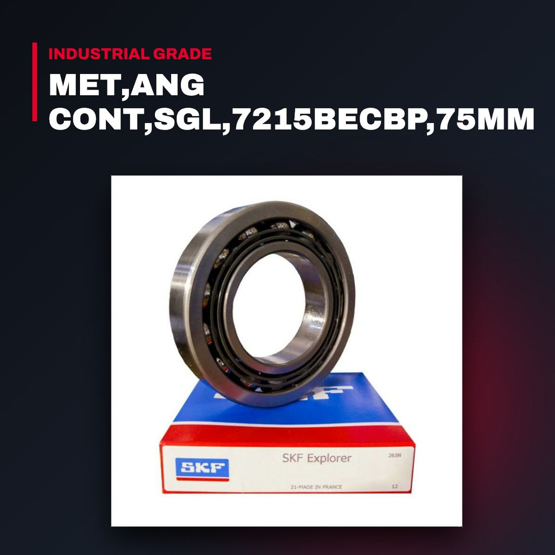 Brg-Ball – Met,Ang Cont,Sgl,7215Becbp,75Mm