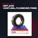 Brg-Ball – Met,Ang Cont,Sgl,7215Becbp,75Mm