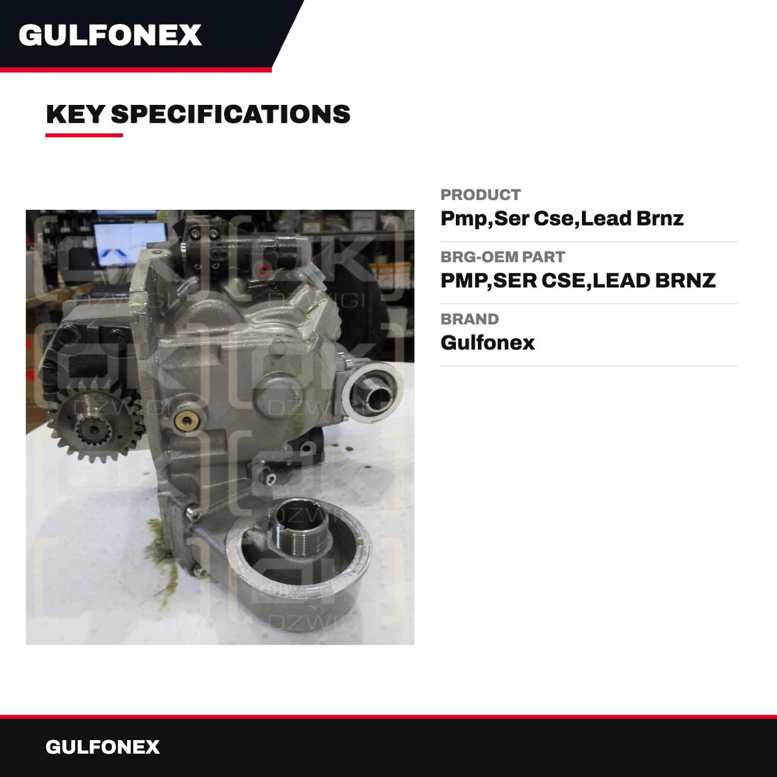 Brg-Oem Part – Pmp,Ser Cse,Lead Brnz