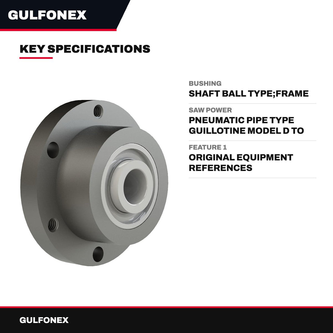 Bushing – Shaft Ball Type, Frame