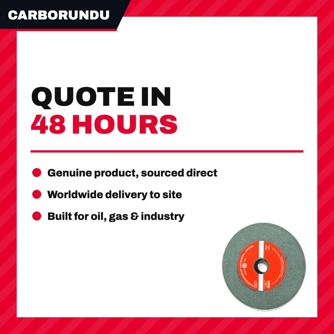 Carborundum Abbrasives Gb A24-Q5-BM4 – Wheel Grinding – Straight Type, 152.4 Mm (6 In) Wheel Di