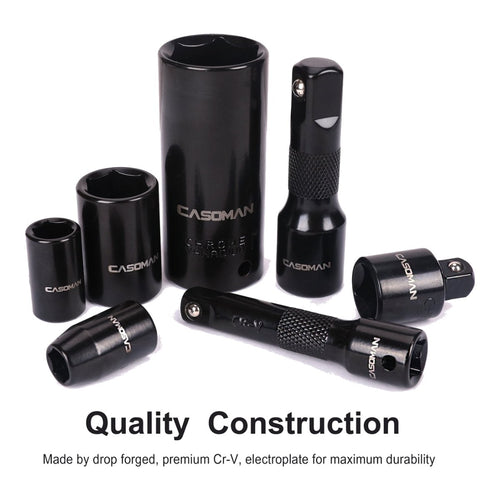 Casoman CS158 – 1 Drive Combination Impact Socket Set (Inches)