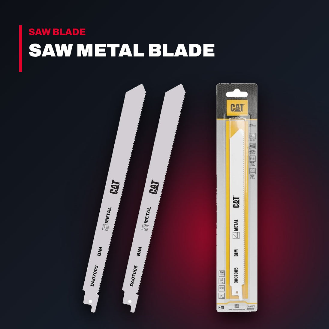 CAT DA07005 – Metal Saw Blade 228 mm