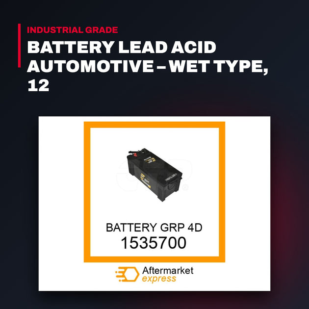 Caterpillar 1535700 – Battery Lead Acid Automotive – Wet Type, 12