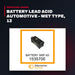 Caterpillar 1535700 – Battery Lead Acid Automotive – Wet Type, 12