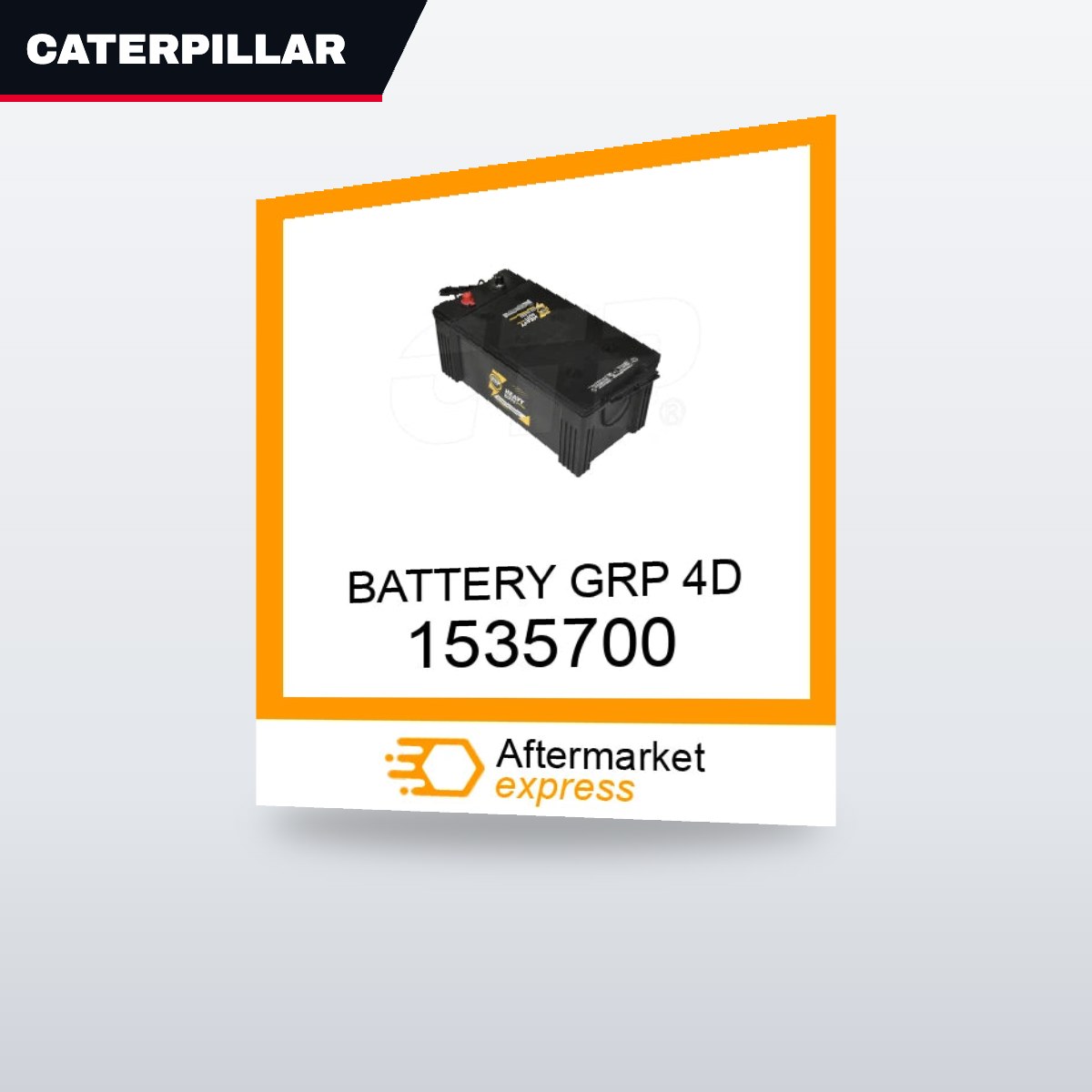Caterpillar 1535700 – Battery Lead Acid Automotive – Wet Type, 12
