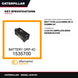 Caterpillar 1535700 – Battery Lead Acid Automotive – Wet Type, 12