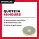 Caterpillar 2P3696 – Retainer – Flat Washer Type, Carbon Steel