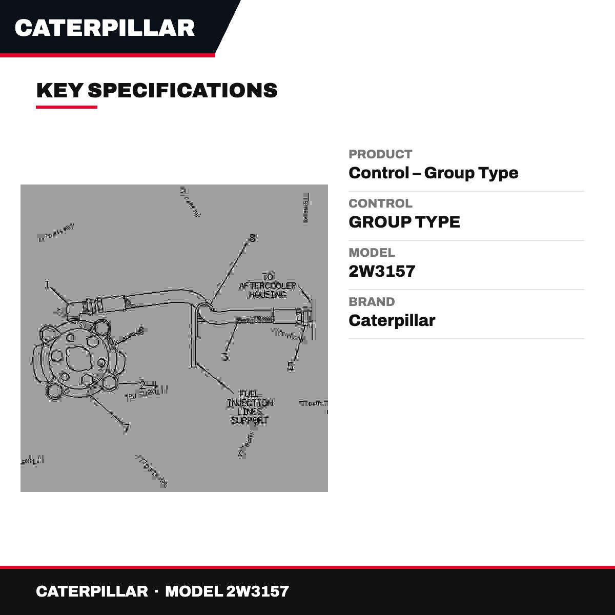 Caterpillar 2W3157 – Control – Group Type