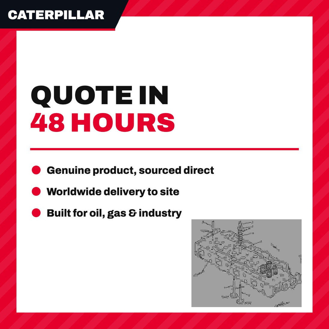 Caterpillar 4N2803 – Guide – Valve Type