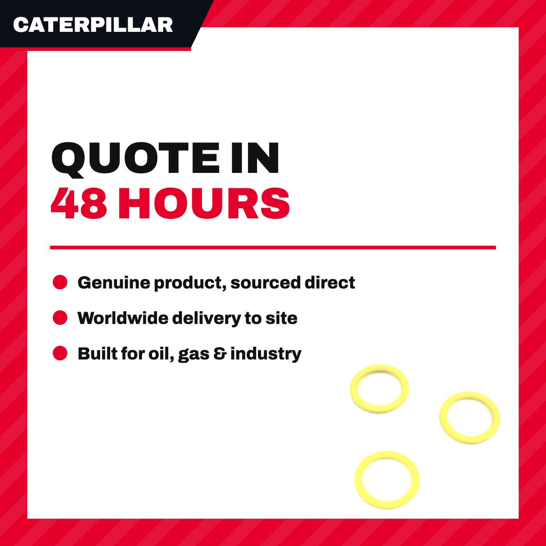 Caterpillar 5H7153 – Seal – O-Ring Type Seal, O-Ring Type
