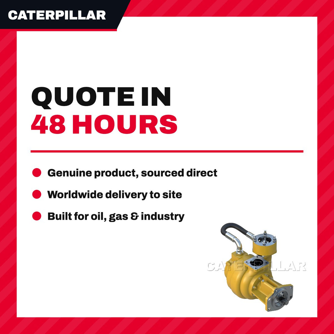 Caterpillar 6037963 – Pump – Gp-Aux Type