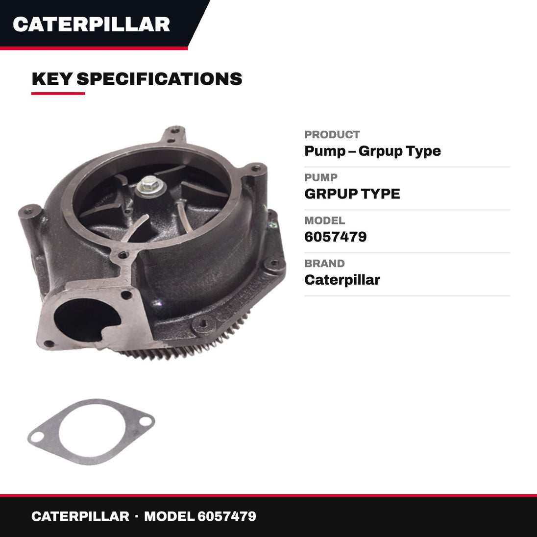 Caterpillar 6057479 – Pump – Grpup Type