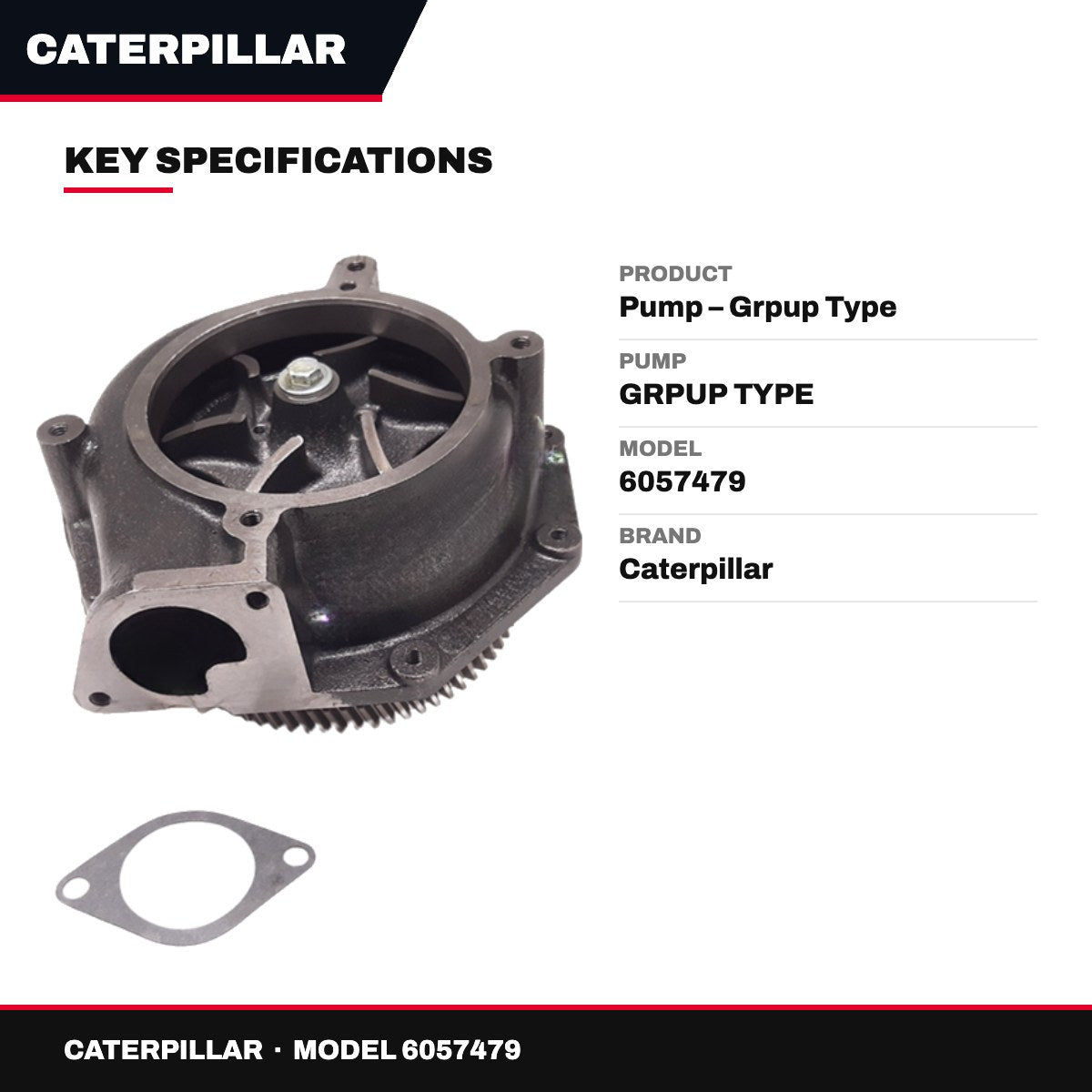 Caterpillar 6057479 – Pump – Grpup Type