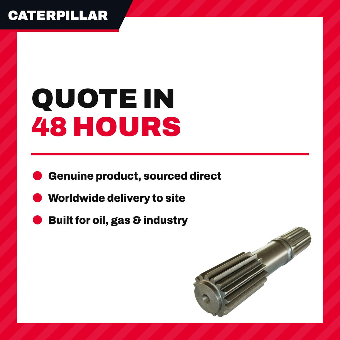Caterpillar 6H3217 – Shaft – A Type