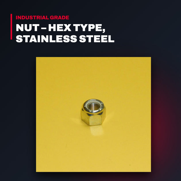 Caterpillar 6V8287 – Nut – Hex Type, Stainless Steel