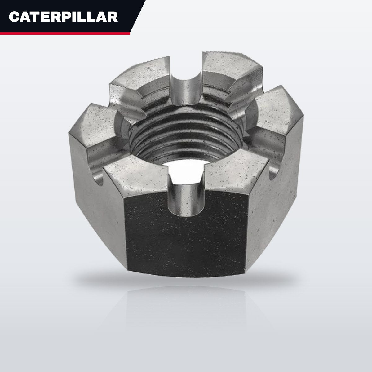 Caterpillar 8C0503 – Nut – Hex Slotted Type, Stainless Steel