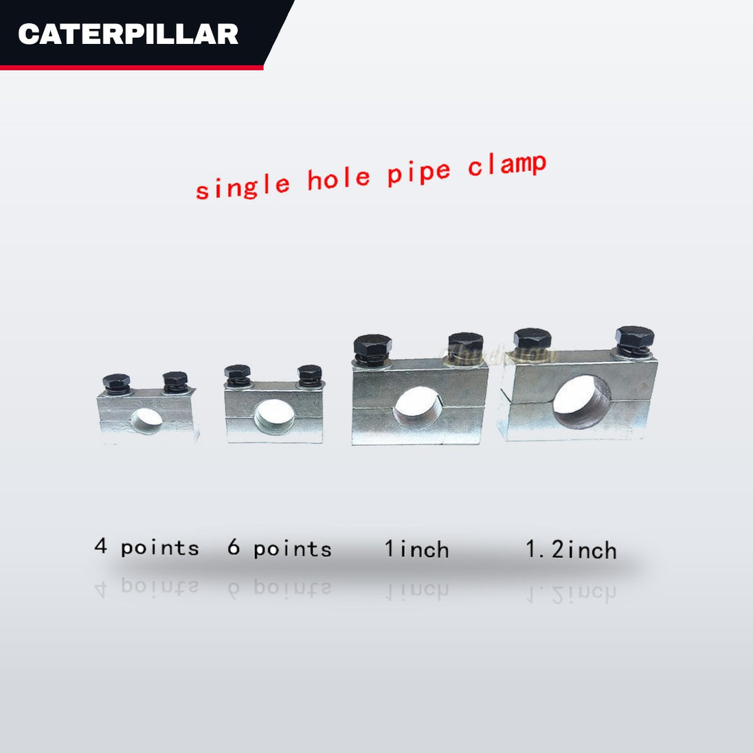 Caterpillar 9Y0047 – Clamp – Dual Tube Single Diameter Type
