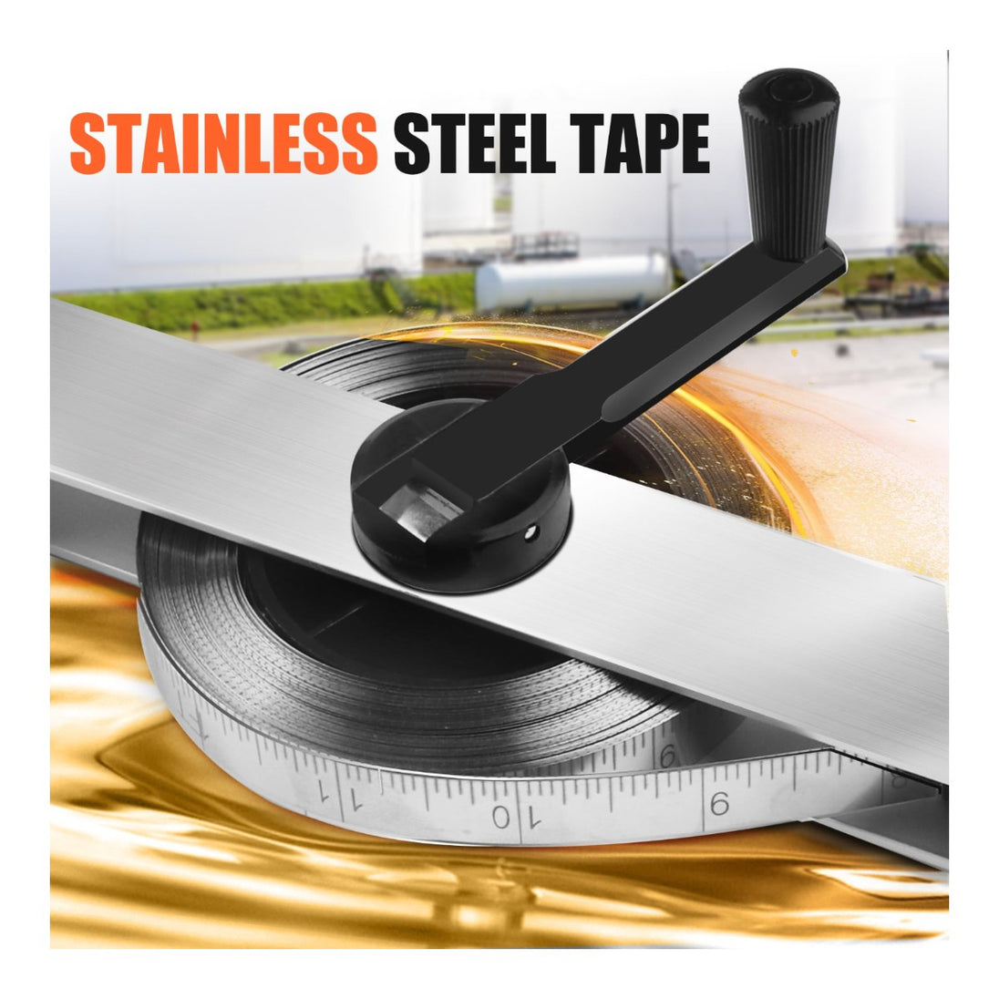 Cekegon CK-30 – Stainless Steel Gauging Tape 30M – Class I