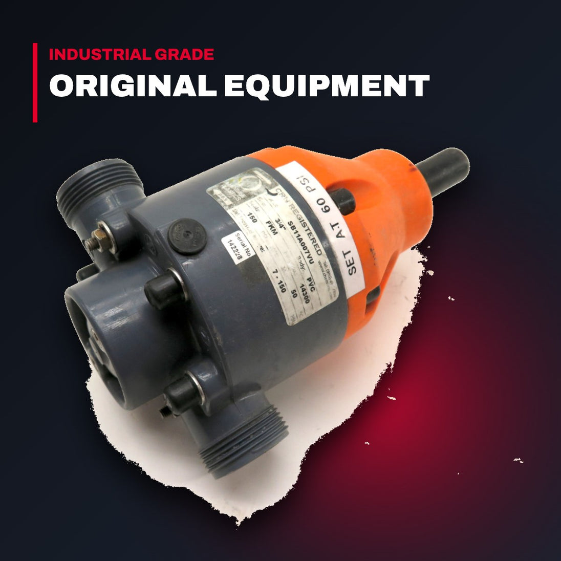 Chemline Plastics SB11A005VU – Regulator Pressure – Back Pressure Type, Style Relieving