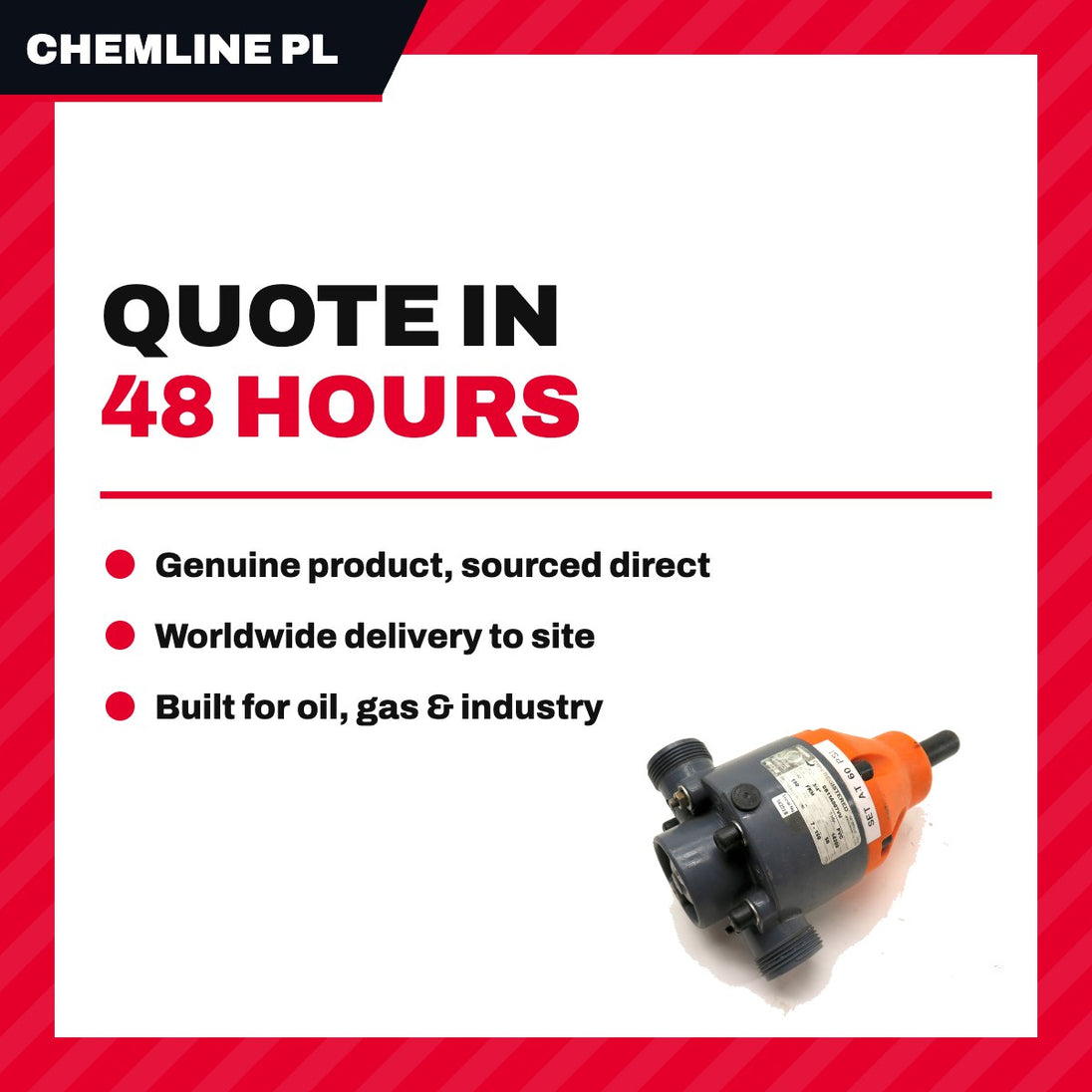 Chemline Plastics SB11A005VU – Regulator Pressure – Back Pressure Type, Style Relieving