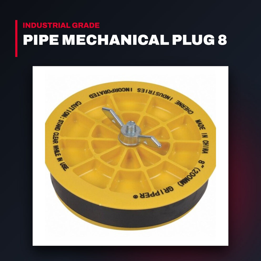 Cherne 270270 – Pipe Mechanical Plug 8