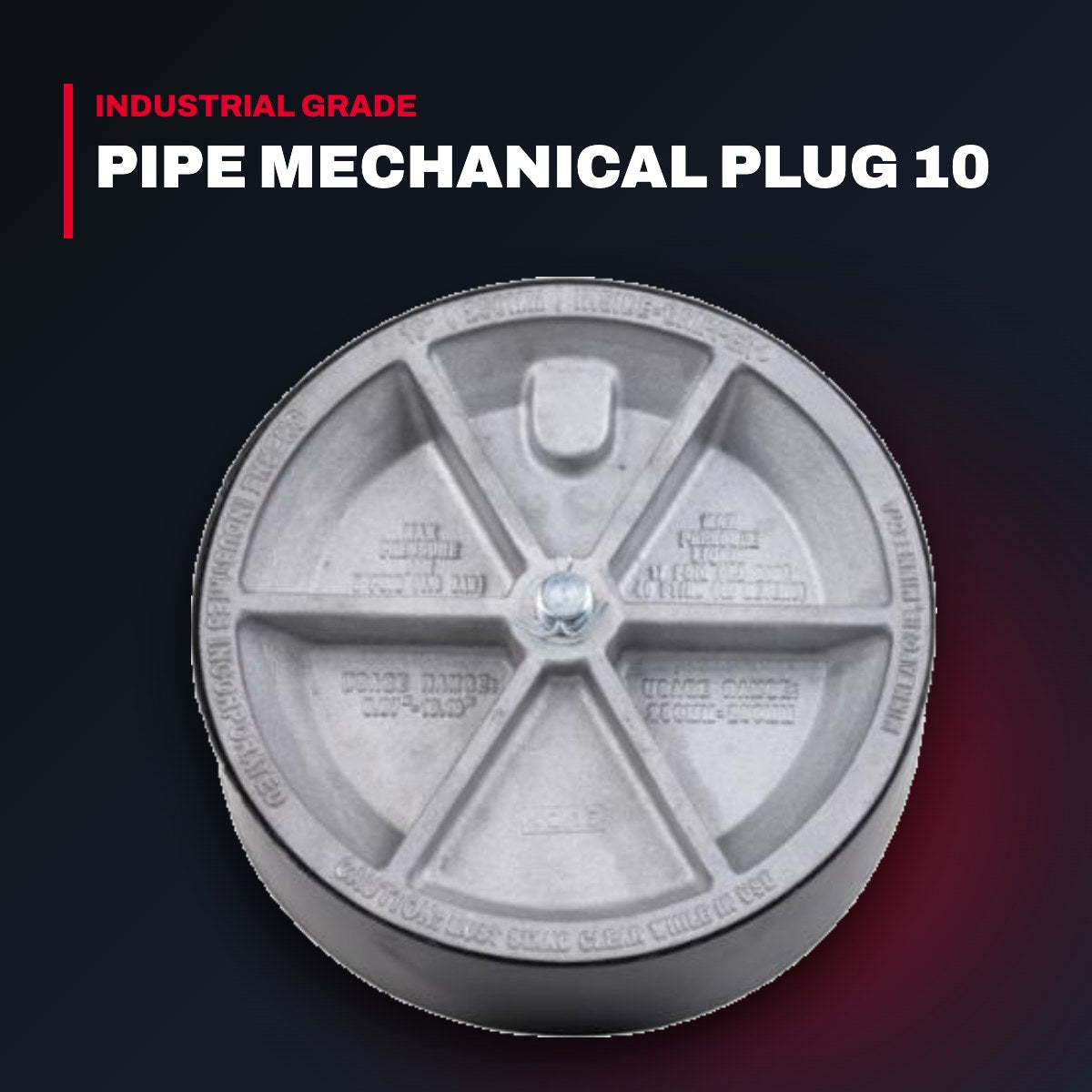Cherne 272914 – Pipe Mechanical Plug 10