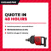 Chicago Pneumatic Tool CP6135-D80 – Wrench Impact – Pneumatic Type, 1000-5500 Nm (Fwd) Torque