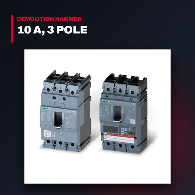 Circuit Breaker Molded Case – 10 A, 3 Pole