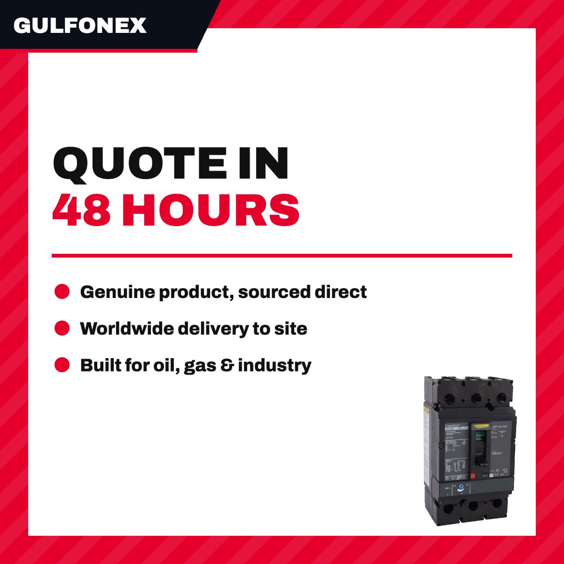 Circuit Breaker Molded Case – 200 A, 3 Pole