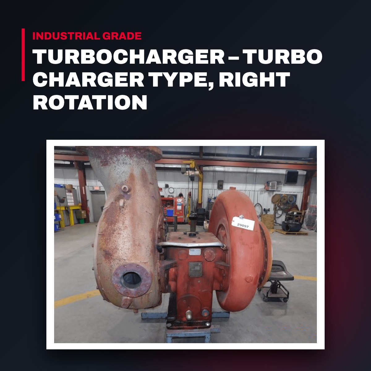Clarke Fire Protection 0C031110 – Turbocharger – Turbo Charger Type, Right Rotation