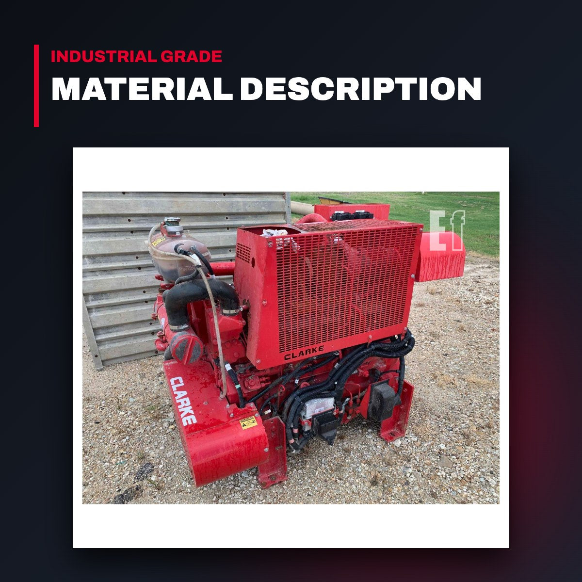 Clarke Fire Protection 5001365520 – Material Description