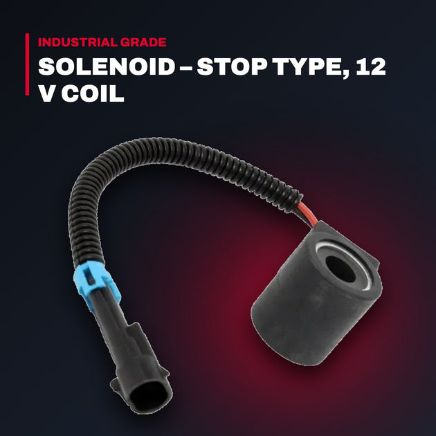 Clarke Fire Protection – Stop Solenoid, 12 V Coil