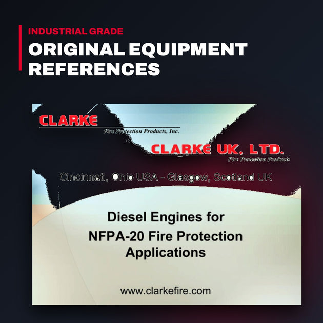 Clarke Fire Protection 5002728512 – Engine Diesel – Ignition Type (Comprission Diesel) Type, 345 Hp
